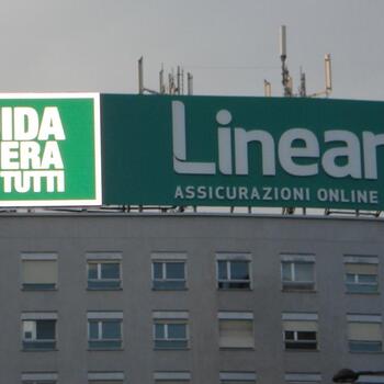  Linear e la pubblicità a Milano