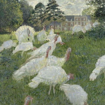 Les dindons (1877) - olio su tela; 174x172,5 cm; inv. RF 1944 18 - Paris, Musée d’Orsay - © RMN-Grand Palais (musée d’Orsay) /René-Gabriel Ojéda