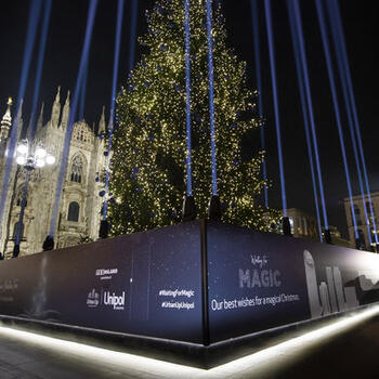 Christmas Tree in Piazza Duomo