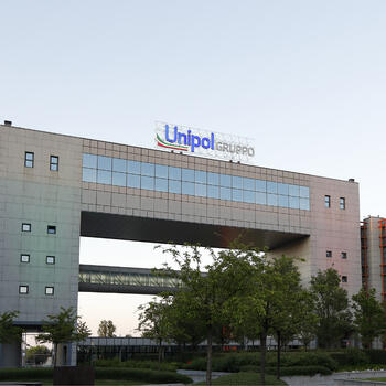 Unipol Bologna Headquarter - Logo Tricolore