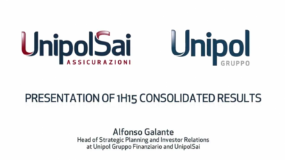 Video webcast consolidated results as at 30 june 2015