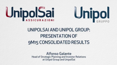 Video webcast consolidated results as at 30 september 2015
