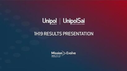 1H2019 Consolidated results video presentation - Unipol e UnipolSai