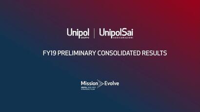 Presentazione video dei risultati preliminari consolidati FY19 - Unipol e UnipolSai
